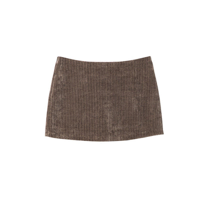 Cardydony Women's 90s Grunge A-Line Mini Skirt | Soft Corduroy Fabric