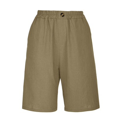 Cardydony Women's Loose High-waist Slim Casual Shorts