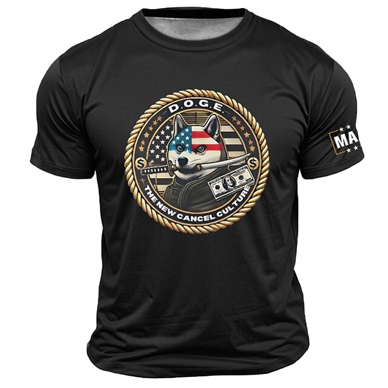 Cardydony Men's Retro Us America 250 Year Anniversary Veterans Day Print T Shirt