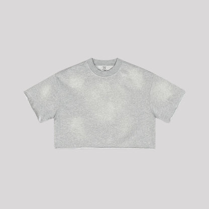 Cardydony Women's Cloud Wash Two-Piece Set | Cropped Tee & Mini Skirt