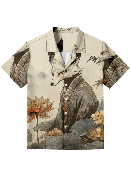 Cardydony Men's Guardian Of The Lotus Realm Hawaiian Shirt