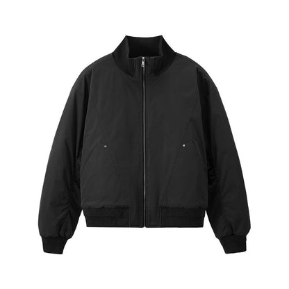 Cardydony Women's Bomber Jacket Women —  Stand-Collar Zip, Quilted Lining