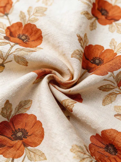 Cardydony French Country Style Patchwork Design Linen Suit