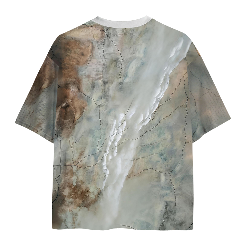Cardydony Men's Creation Of Cat Mesh Jersey