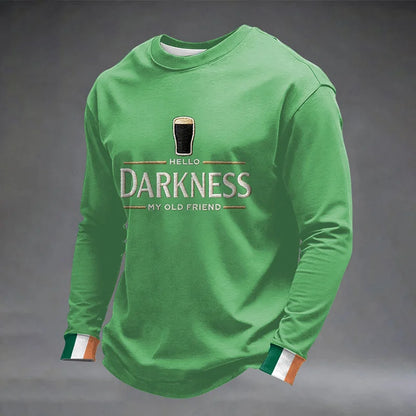 Cardydony Men's St. Patrick's Day Print Casual Crew Neck Sweatshirt