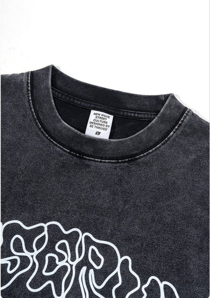 Cardydony Women's Deserve Devil Graphic Tee for Women | Oversized Cotton Streetwear Flame Tee