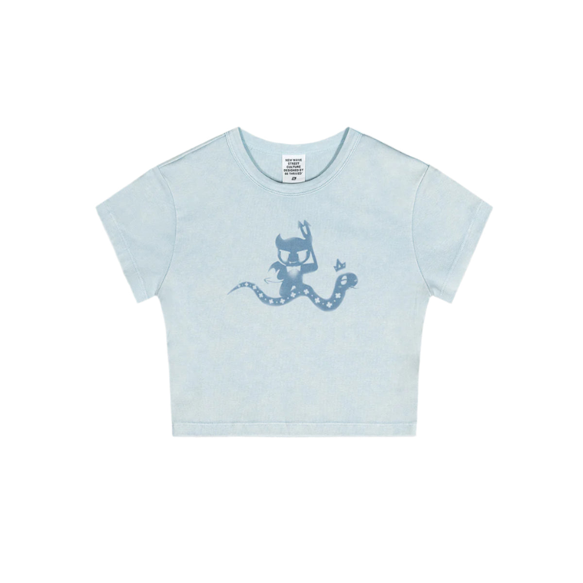 Cardydony Women's Essential Pop Cropped Cotton Tee