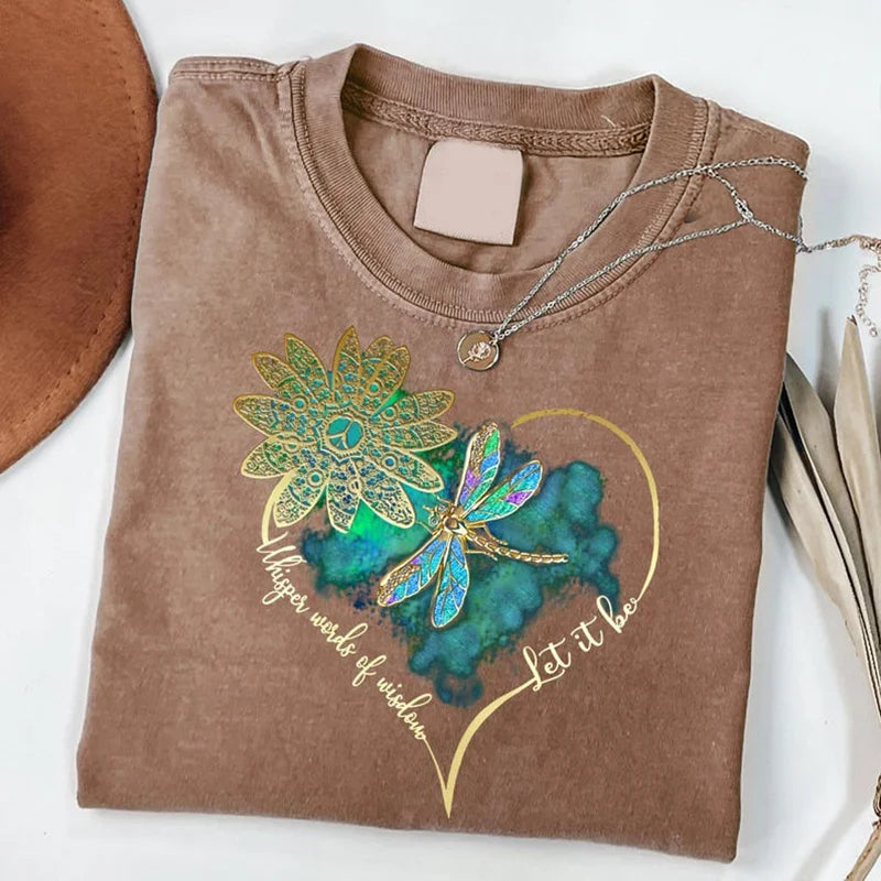 Cardydony Imagine All The People Living Life In Peace T-shirt