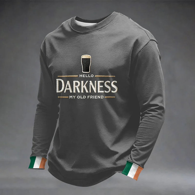 Cardydony Men's St. Patrick's Day Print Casual Crew Neck Sweatshirt