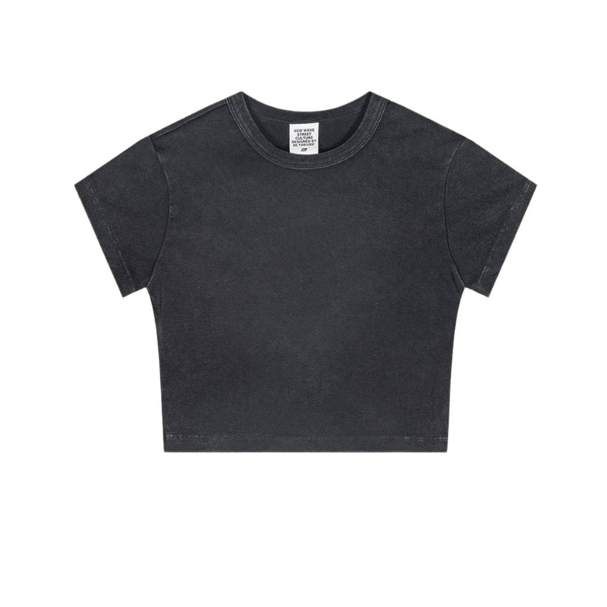 Cardydony Women's Essential Pop Cropped Cotton Tee