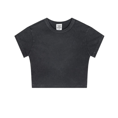 Cardydony Women's Essential Pop Cropped Cotton Tee