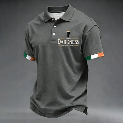 Cardydony Men's St. Patrick's Day Print Casual Polo Shirt