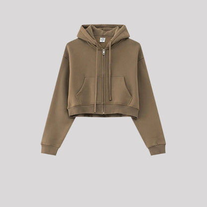 Cardydony Women's Signature Street Cropped Zip Hoodie Collection