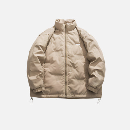 Cardydony Minimal Stand Collar Down Puffer Jacket