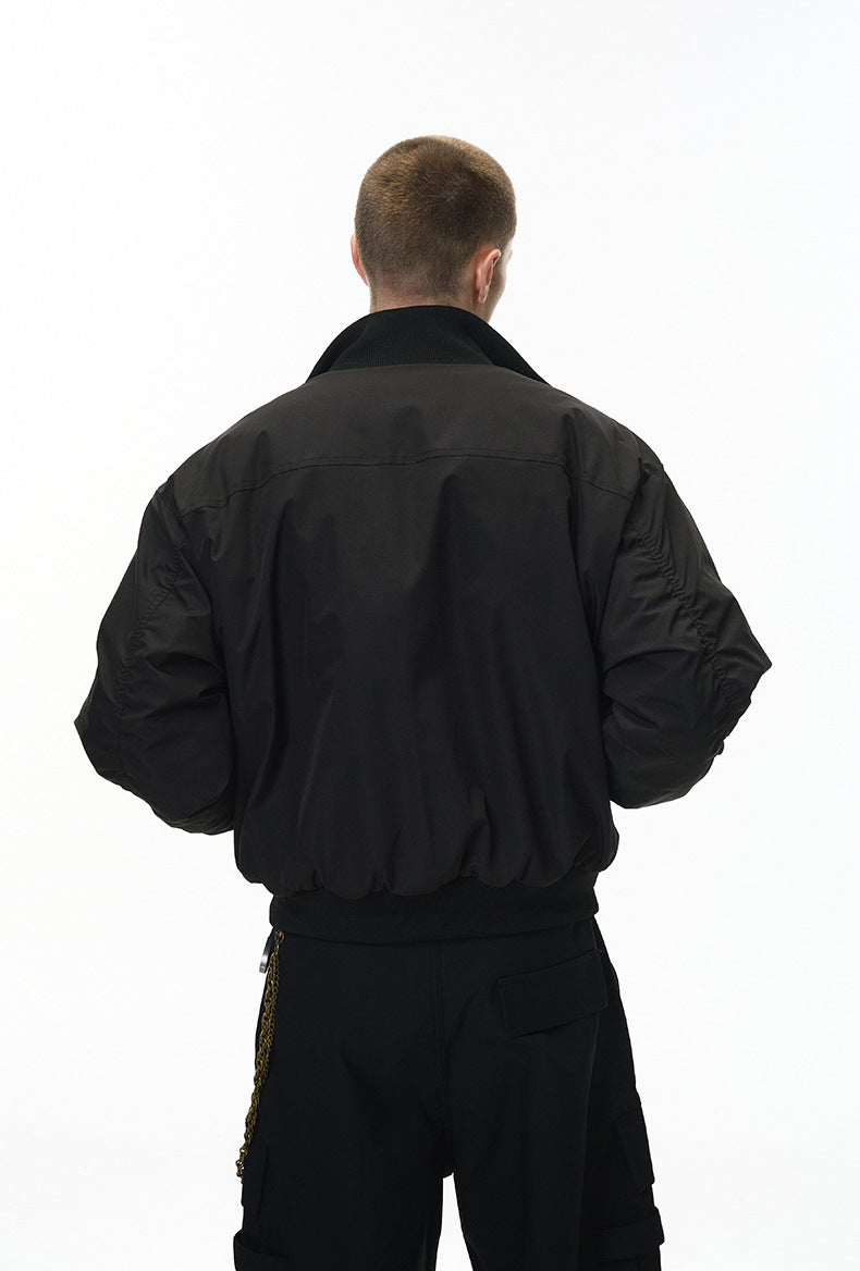 Cardydony Women's Bomber Jacket Women —  Stand-Collar Zip, Quilted Lining