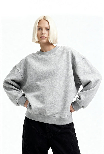 Cardydony Women's Women's Oversized Sweatshirt Fleece Lined - Drop Shoulder Crewneck Style