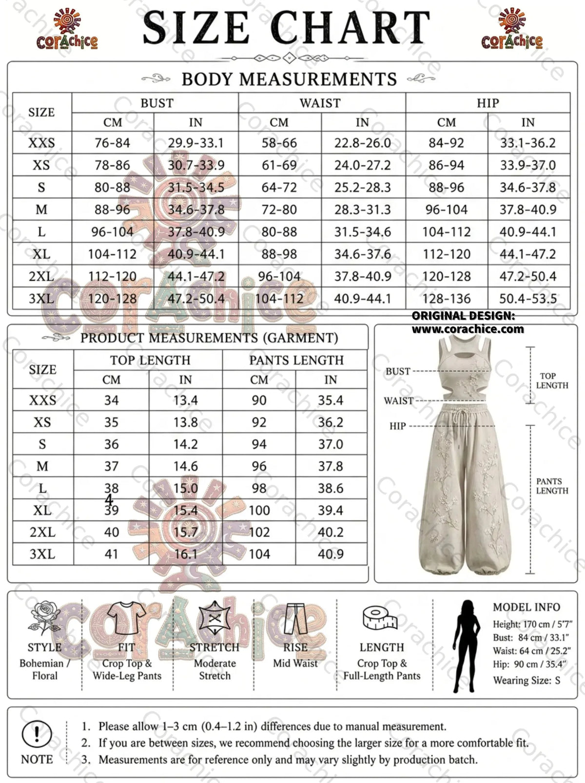 Cardydony Women's Retro Japanese Art Embroidery Irregular Cut Two-Piece Jumpsuit & Pants