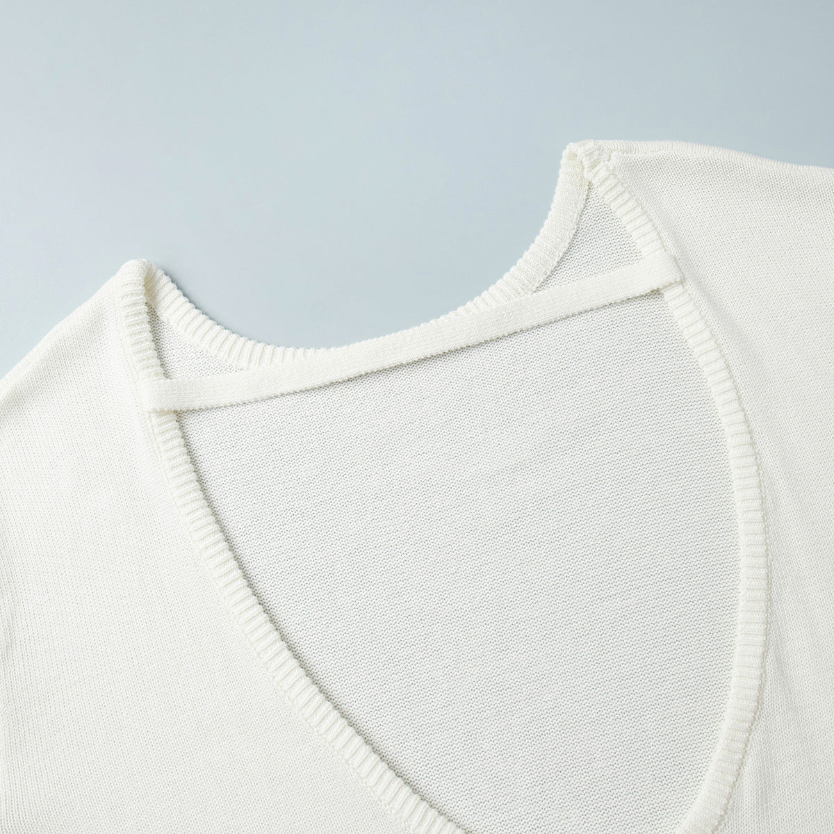 Cardydony Women's Women's Knit Sweater -  Backless Open Back Long Sleeve Top