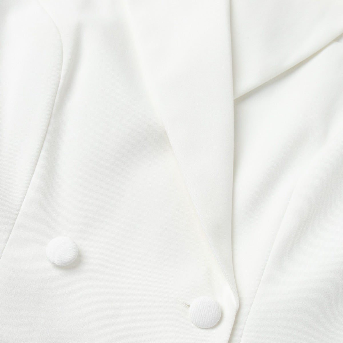 Cardydony Women's Structured White Blazer Tailored Double-Breasted Suit Jacket for Women