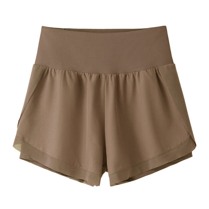 Cardydony Women's Athletic Shorts | High Waisted Yoga Shorts with Inner Liner